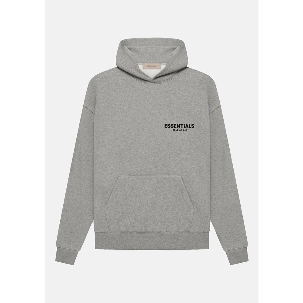 Essentials Fear of God Hoodie dark oatmeal size large - Picture 2 of 8